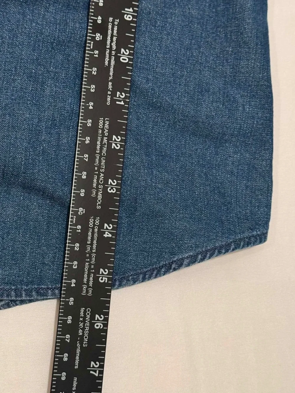 J. Crew Women Indigo Denim Button-Down Shirt 100% Cotton XS